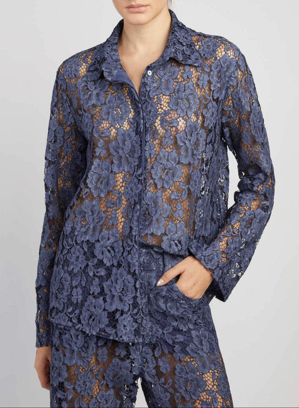 CAMICIA IN PIZZO