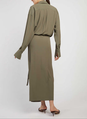 ABITO LUNGO PAREO CREPE DE CHINE