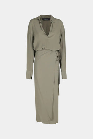 ABITO LUNGO PAREO CREPE DE CHINE