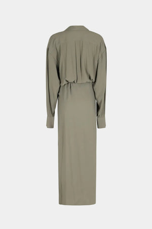ABITO LUNGO PAREO CREPE DE CHINE