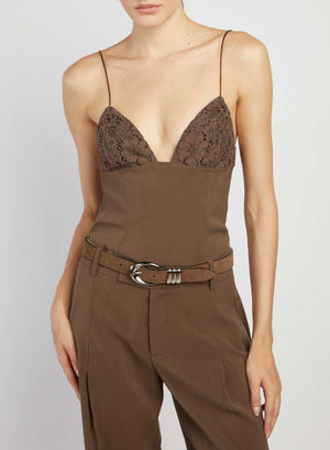 SUEDE EMILY BELT SILVER