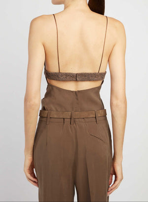 SUEDE EMILY BELT SILVER