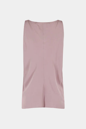 BOIS DE ROSE CRÉPE DE CHINE BIASED TANK TOP