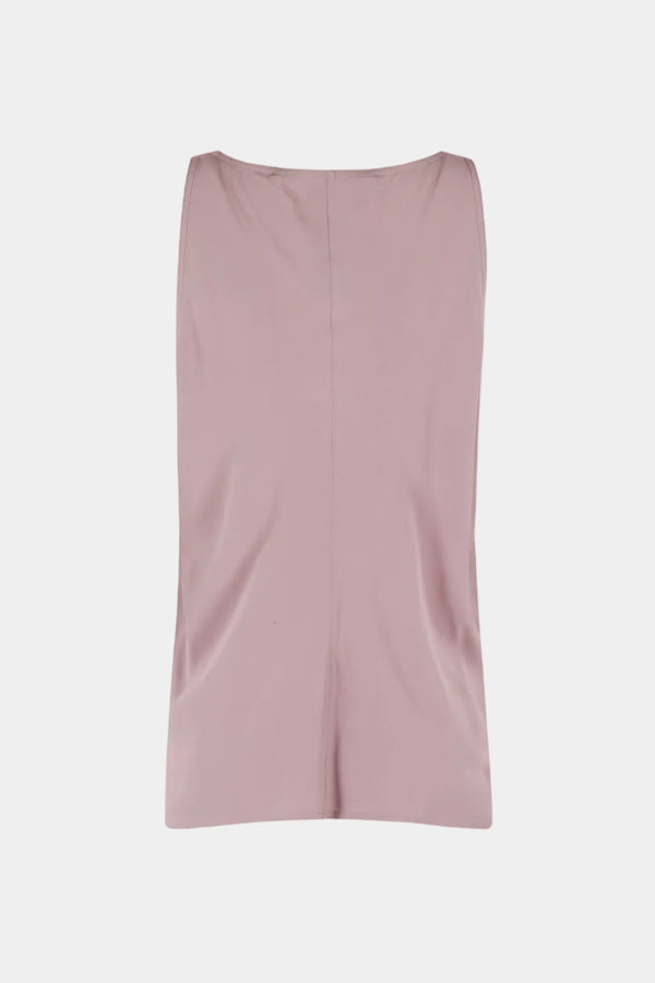 BOIS DE ROSE CRÉPE DE CHINE BIASED TANK TOP