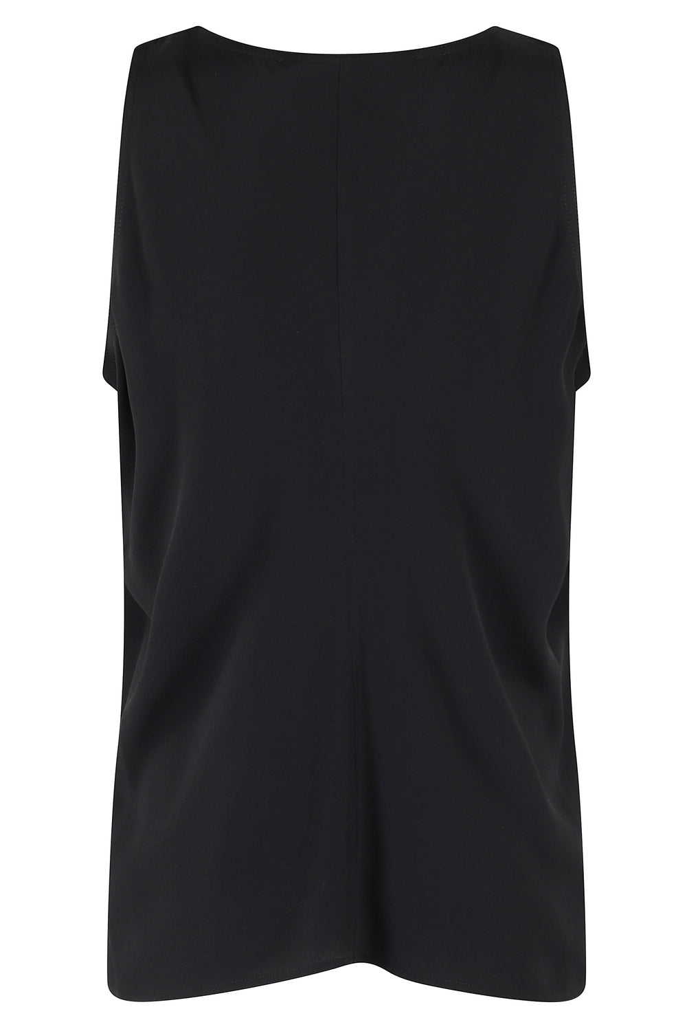 CANOTTA SBIECA CREPE DE CHINE NERA