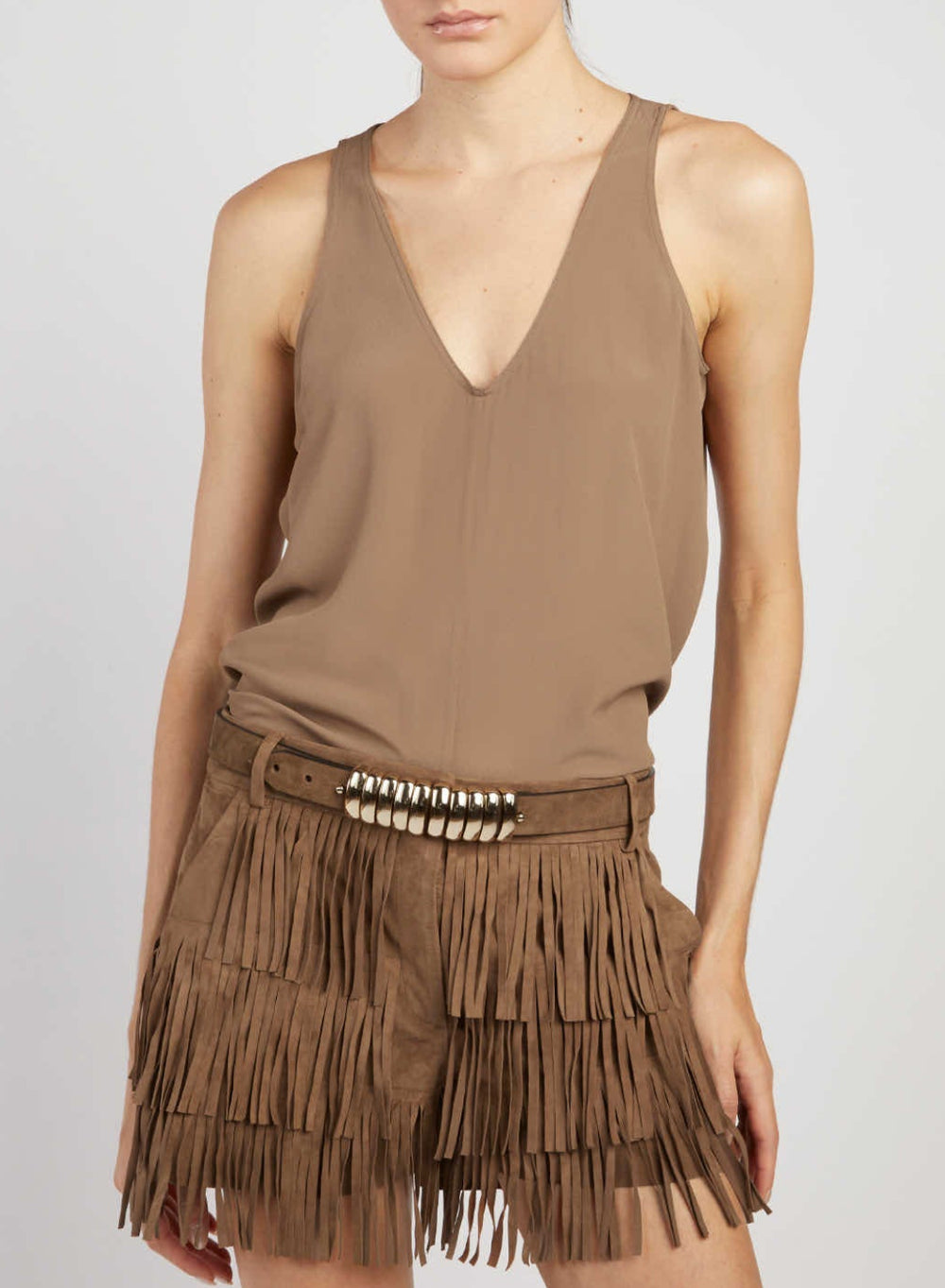 BOLD BELT SUEDE GOLD