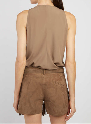 BOLD BELT SUEDE SILVER