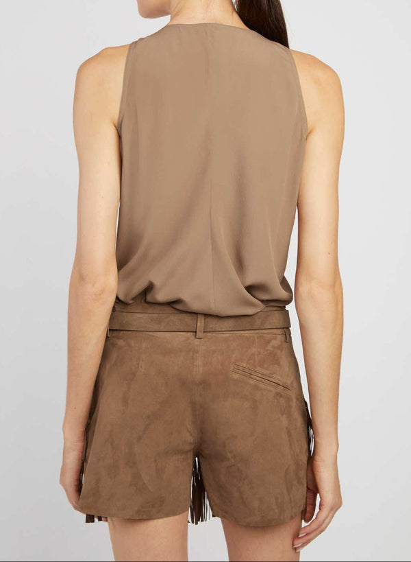 BOLD BELT SUEDE SILVER