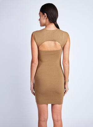 ABITO CON GIOIELLO VISCOSA STRETCH