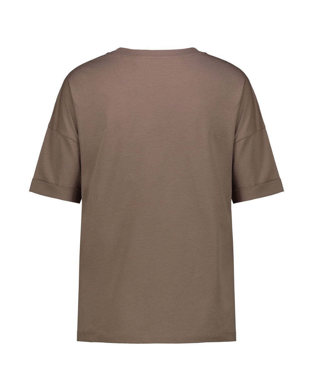 T-SHIRT CREW CARRY OVER JERSEY TAUPE