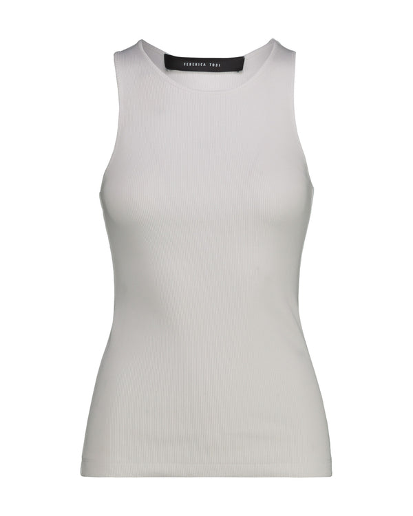 CANOTTA JERSEY COSTE BIANCO