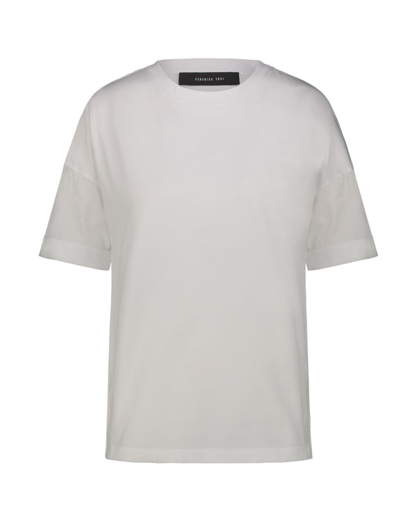 CREW CARRY OVER JERSEY WHITE T-SHIRT