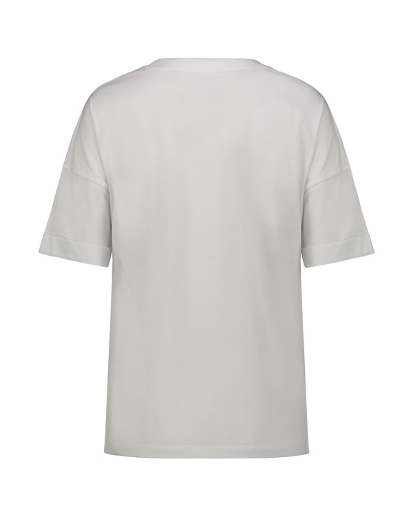 CREW CARRY OVER JERSEY WHITE T-SHIRT