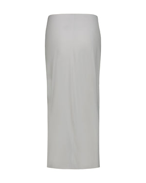 WHITE LONG SKIRT COVER-UP