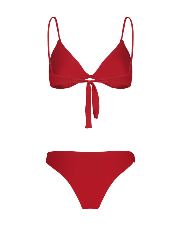 RED TORCION BIKINI