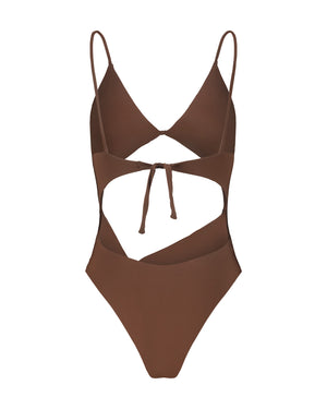 COCOA ONE-PIECE SWIMSUIT WITH SHOULDER STRAP