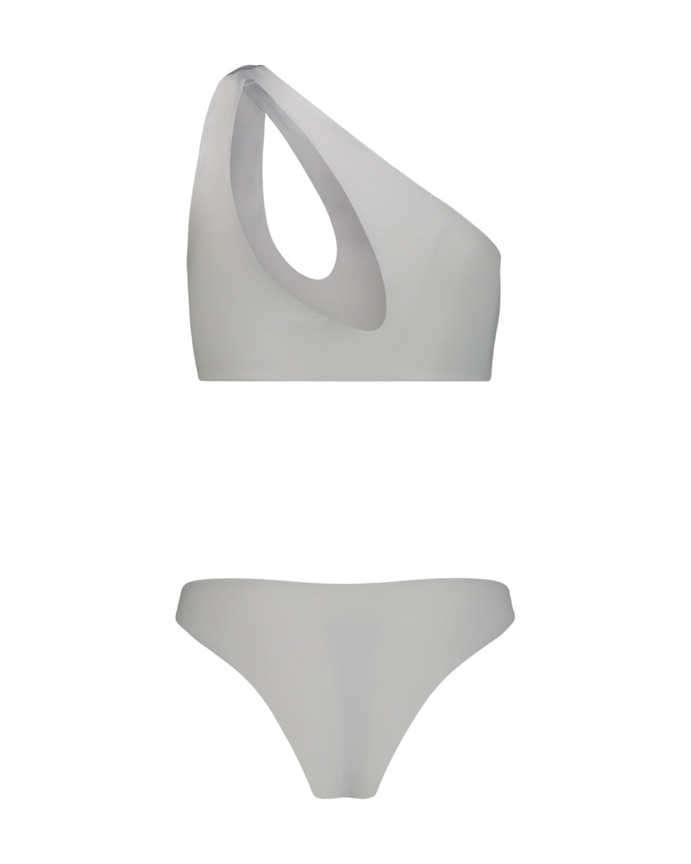 BIKINI MONOSPALLA NODO BIANCO