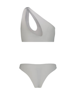 BIKINI MONOSPALLA NODO BIANCO