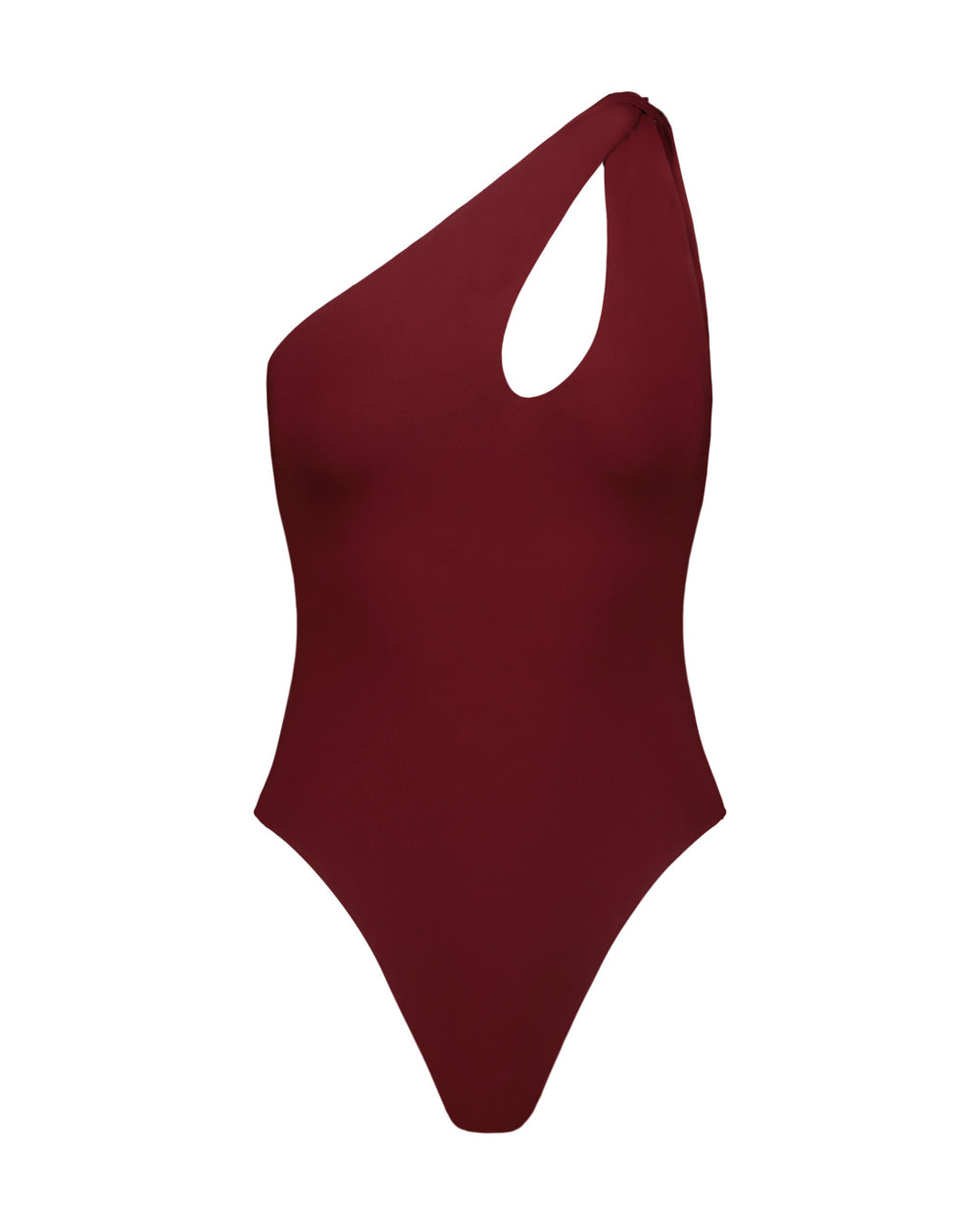 COSTUME INTERO MONOSPALLA NODO BORDEAUX