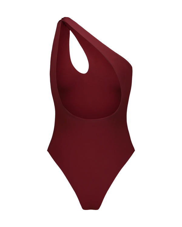 COSTUME INTERO MONOSPALLA NODO BORDEAUX