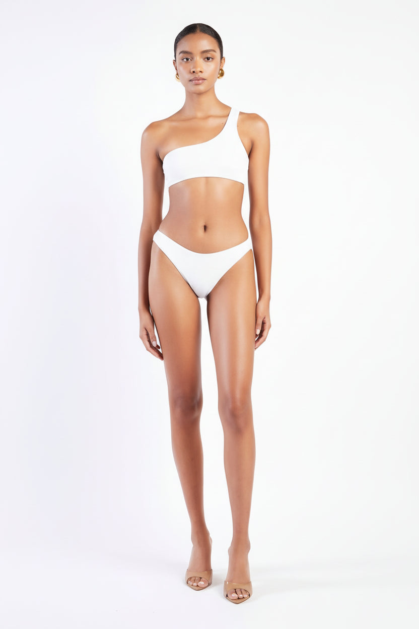 BIKINI MONOSPALLA BIANCO
