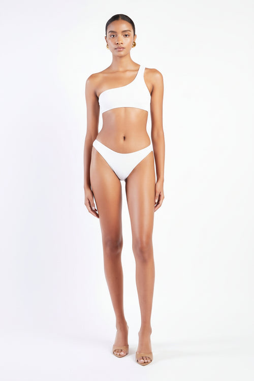 BIKINI MONOSPALLA BIANCO