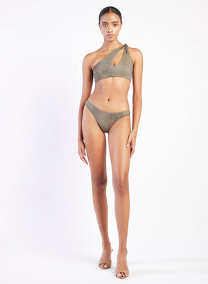 BIKINI CUT MONOSPALLA IN PITONE MILITY