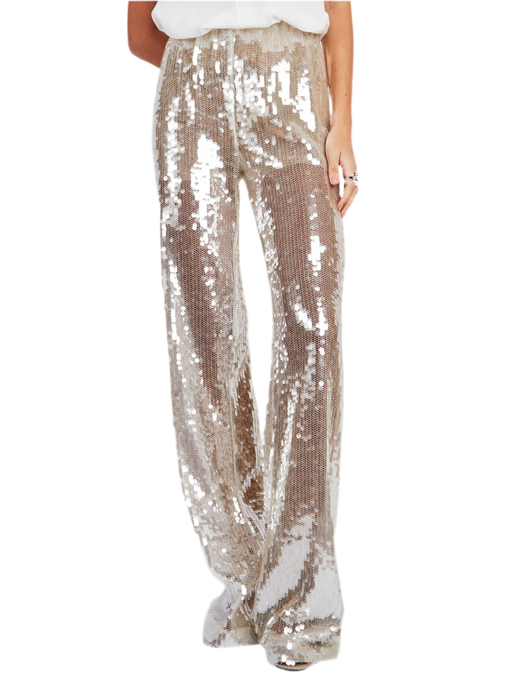 PANTALONE RETE PAILLETTES