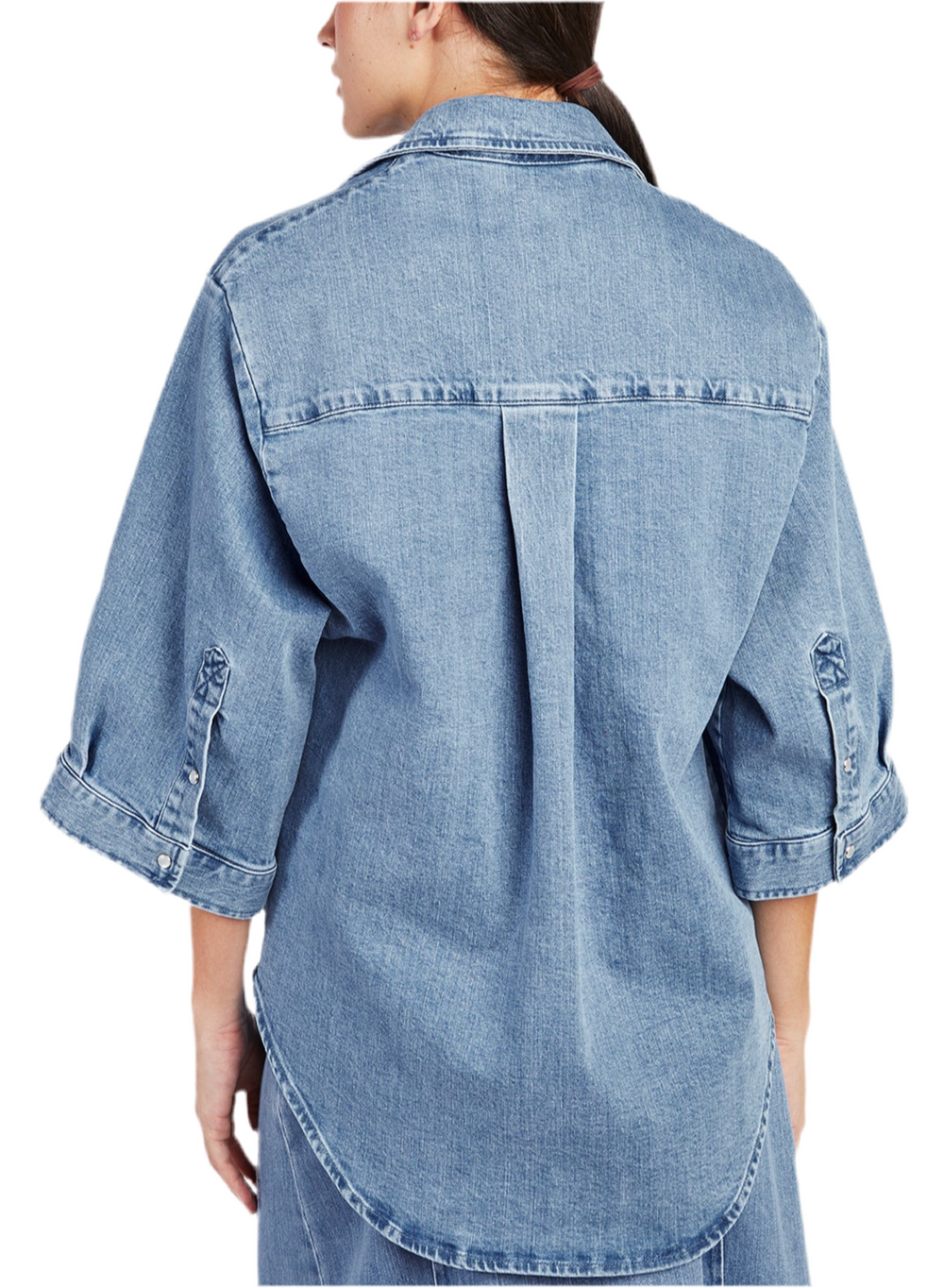 CAMICIA DENIM AZZURRO