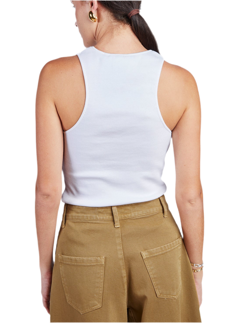 CANOTTA JERSEY COSTE BIANCO