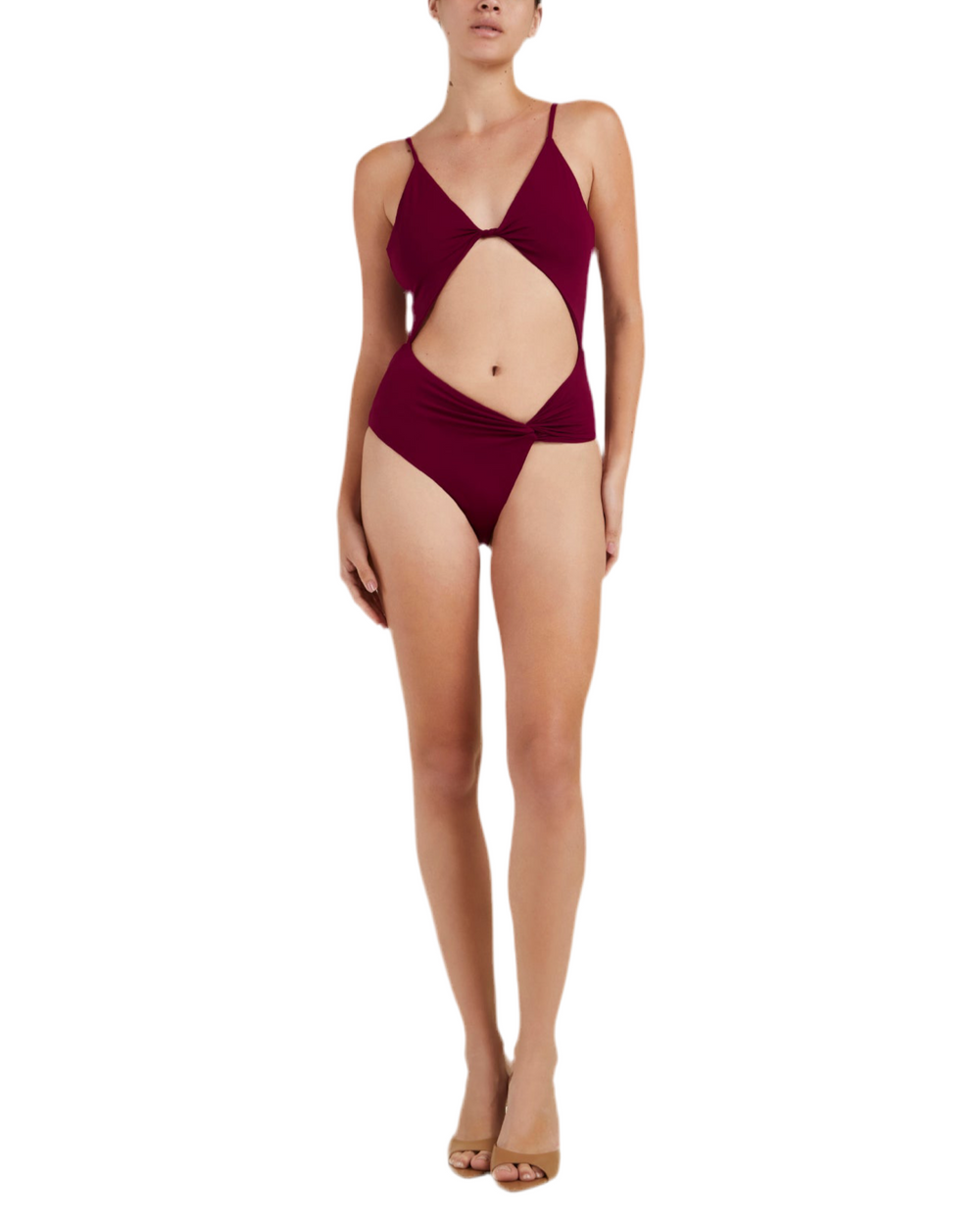 COSTUME INTERO SPALLINE BORDEAUX