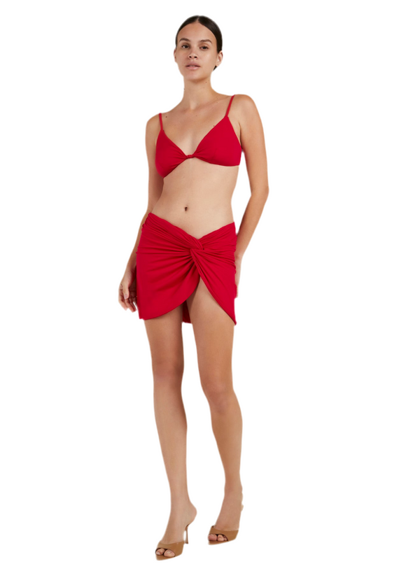 RED TORCION BIKINI