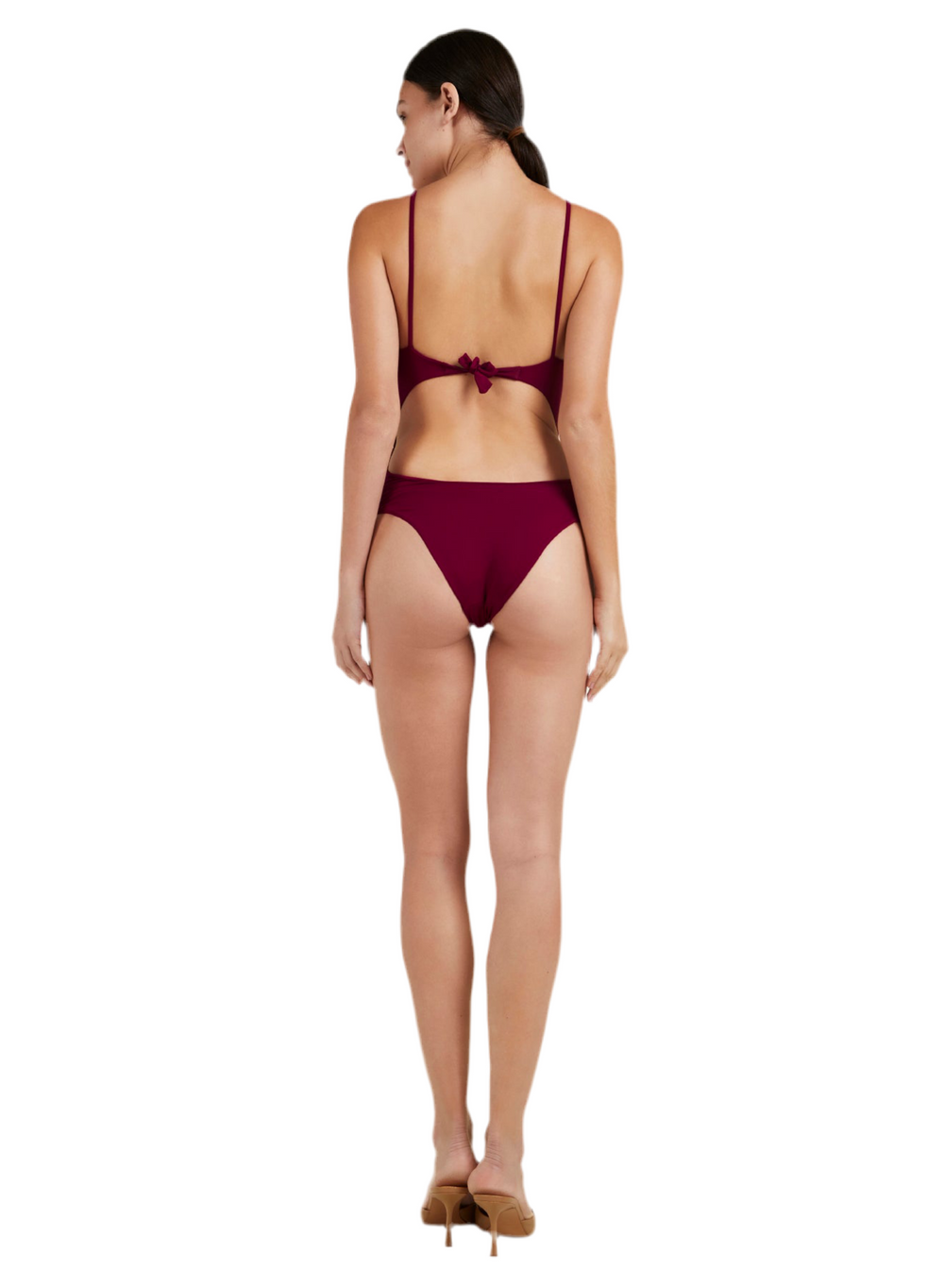 COSTUME INTERO SPALLINE BORDEAUX