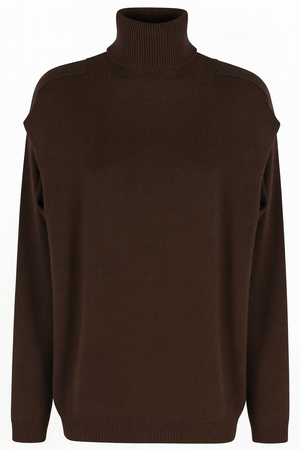 CREW NECK CASHMERE BLEND SWEATER