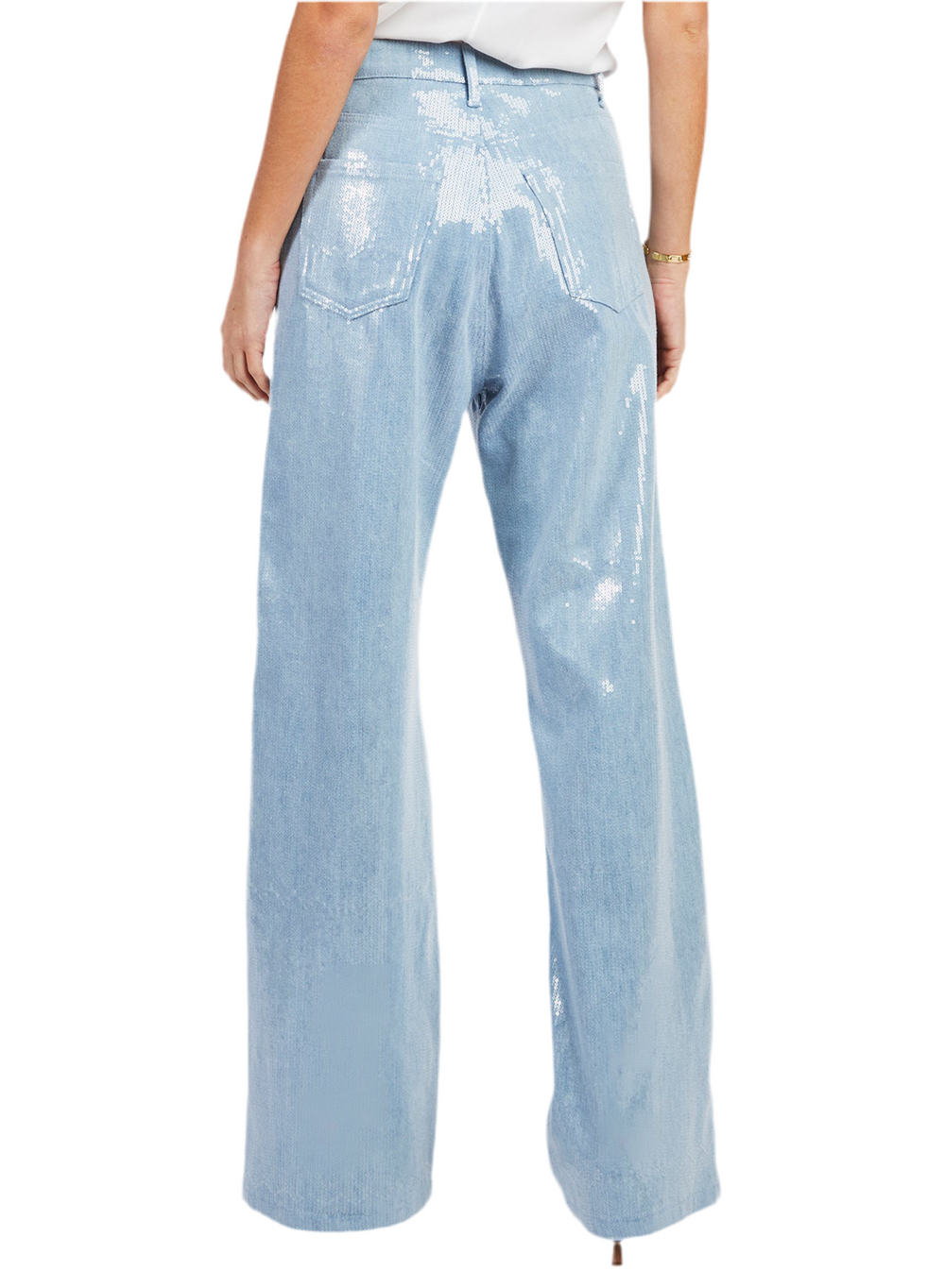 JEANS DENIM PAILLETTES