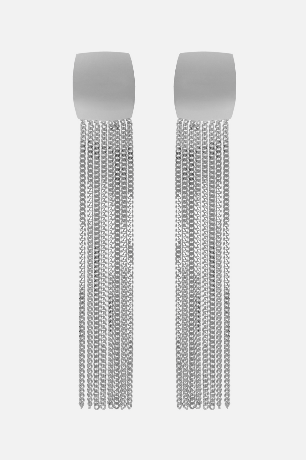 EARRING JULIE LONG SILVER