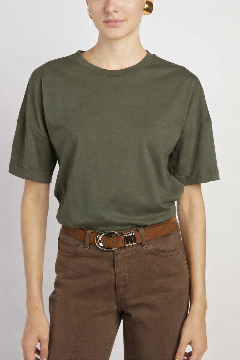 T-SHIRT IN JERSEY DI COTONE