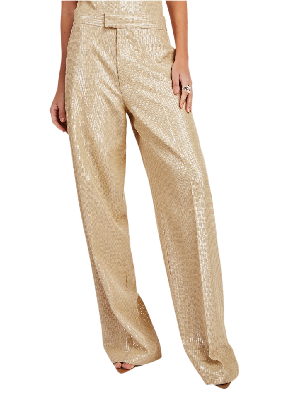PANTALONE RAFIA PAILETTES