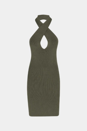 ROBE COURTE DÉCOLLETÉ CROISÉ
