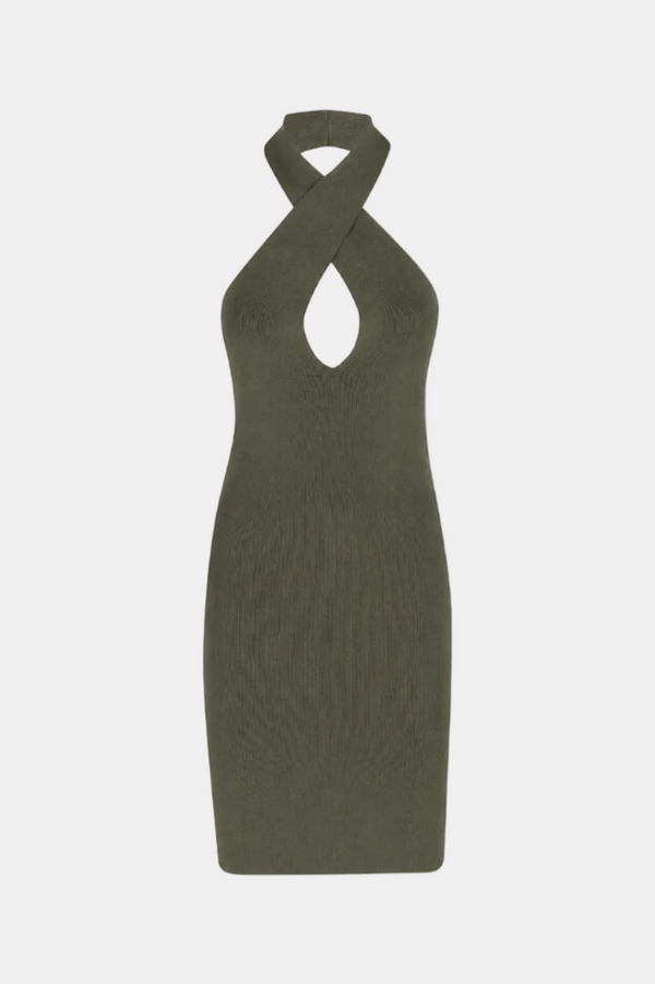 ROBE COURTE DÉCOLLETÉ CROISÉ