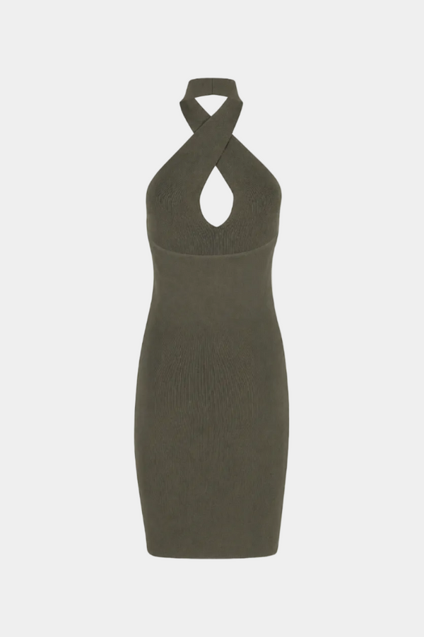ROBE COURTE DÉCOLLETÉ CROISÉ