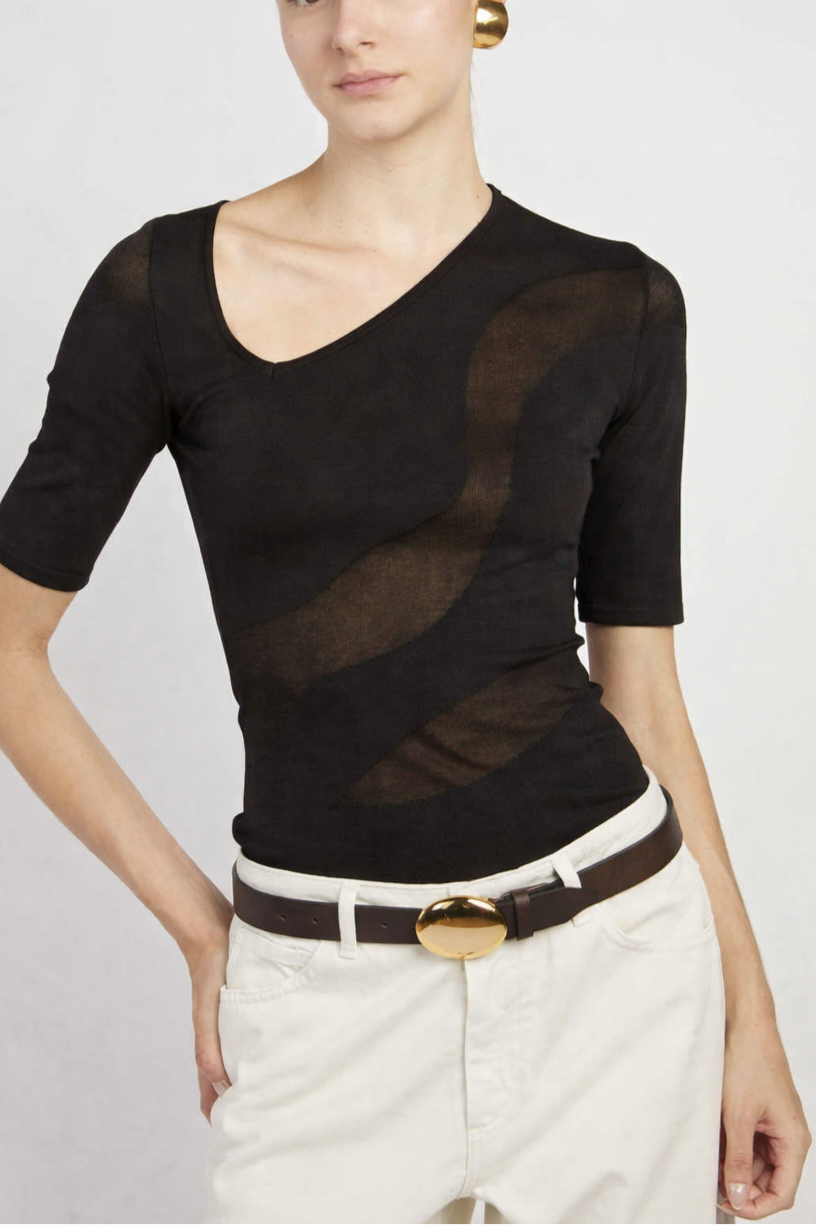 MAGLIA SCOLLO ASIMMETRICO