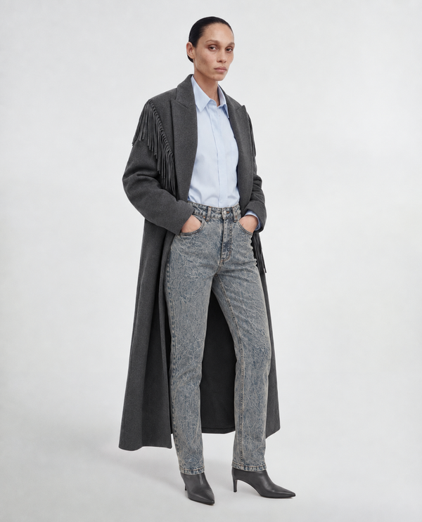 CAPPOTTO CASHMERE CON MANTELLA STACCABILE