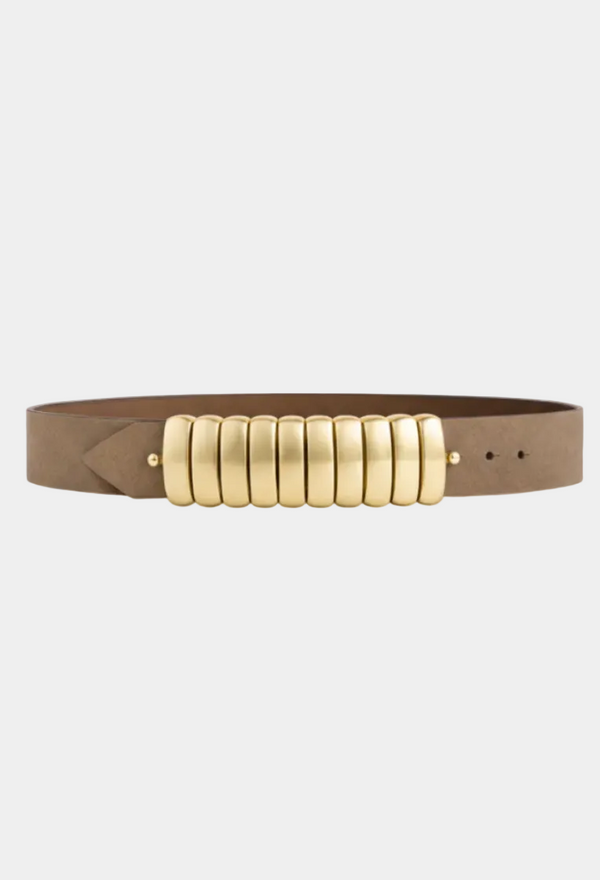 BOLD BELT SUEDE GOLD