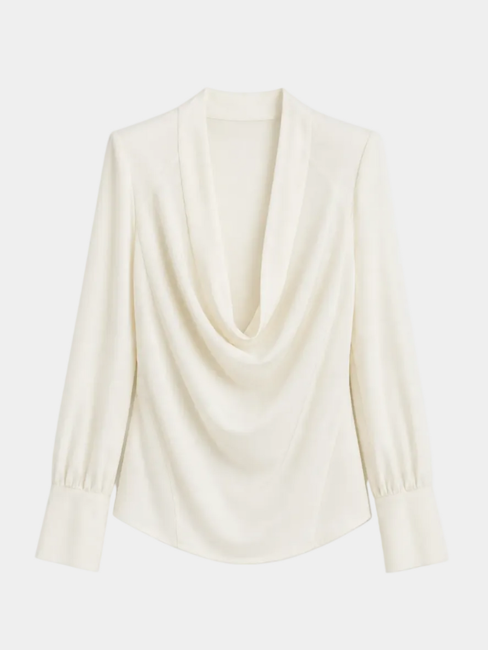 BLUSA SCOLLATURA MORBIDA MISTO SETA