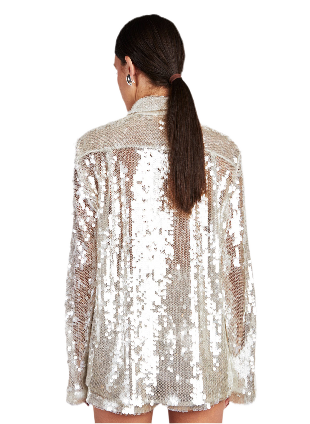 CAMICIA RETE PAILLETTES