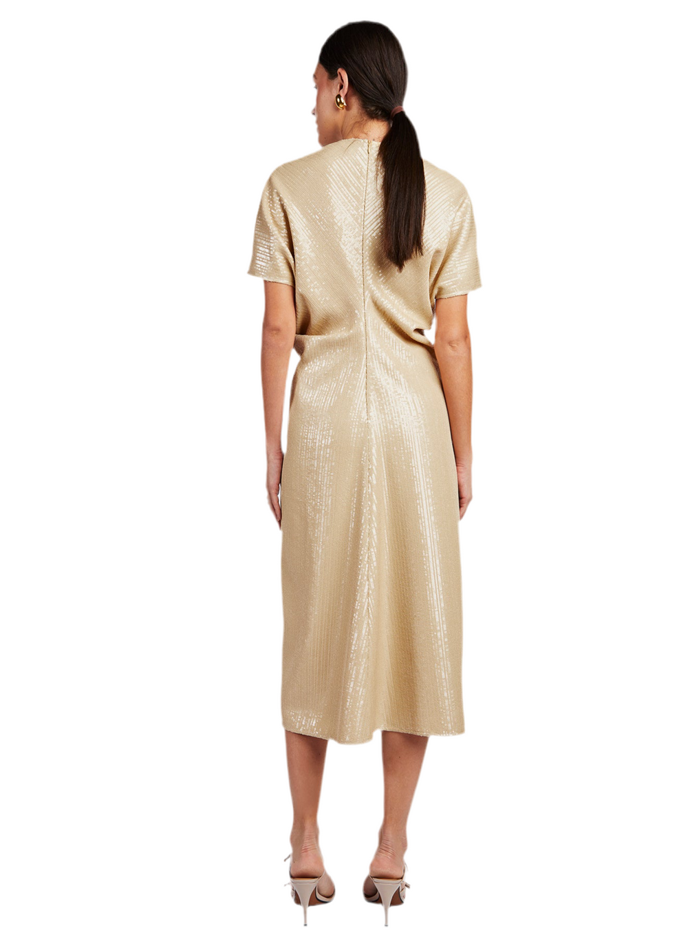 ABITO SBIECO RAFIA PAILLETTES