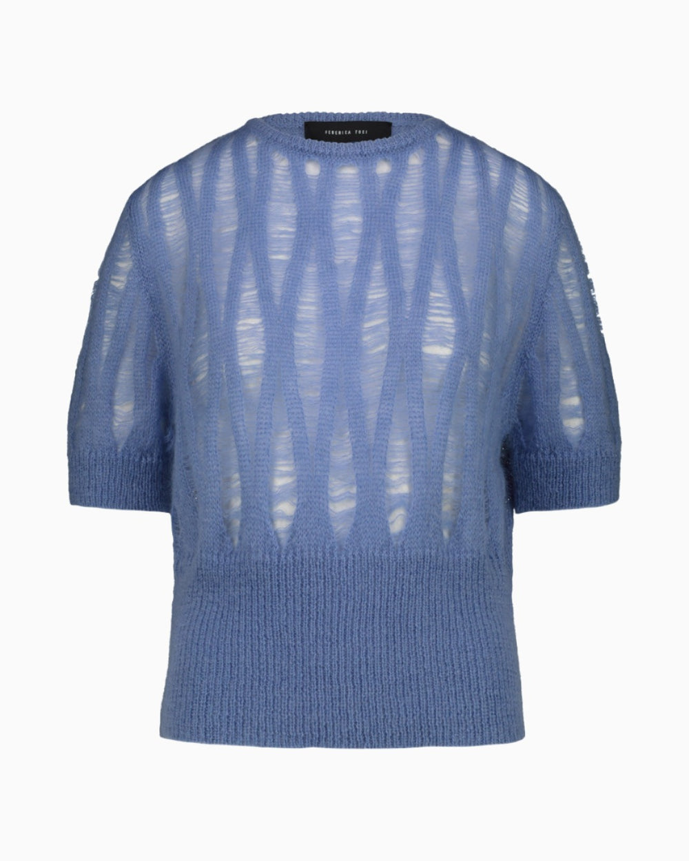 CREW NECK MOHAIR SWEATER