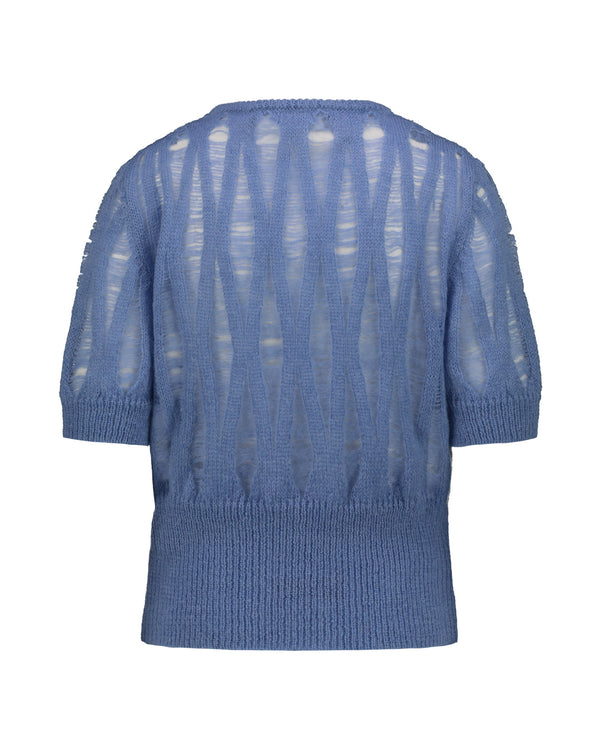 CREW NECK MOHAIR SWEATER