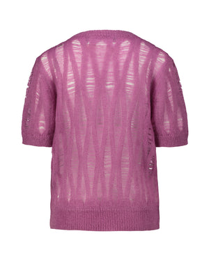 MAGLIA INCROCIATA MOHAIR